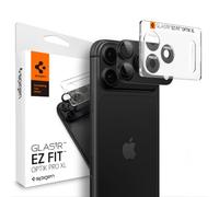Spigen EZ Fit Optik Pro XL Protection Camera [1P] pour iPhone 18 Pro Max | Noir, Installation facile, Dureté 9H, Découpes de précision, Résistant aux rayures, Protection caméra