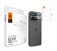 Spigen EZ Fit Pro Optik Protection Camera[2P] pour Google Pixel 11 Pro Fold | Transparent, Verre Trempé 9H, Couverture Complète, Découpes Précises de l'Objectif, Compatible Flash, Clarté Cristalline