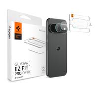 Spigen EZ Fit Pro Optik Protection Camera [Lot de 2] pour Google Pixel 11 | Transparent, Verre Trempé 9H, Couverture Complète, Découpes Précises de l'Objectif, Compatible Flash, Clarté Cristalline