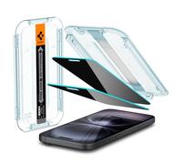 Spigen EZ Fit Verre Trempé Anti-Espion [Lot de 2] pour iPhone 16/15