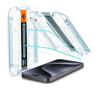 Spigen EZ Fit Verre Trempé [Lot de 2] pour iPhone 15 Pro