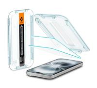 Spigen EZ Fit Verre Trempé [Lot de 2] pour iPhone 16 Plus/15 Plus
