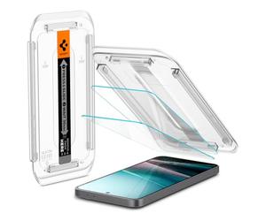 Spigen EZ Fit Verre Trempé [Lot de 2] pour Samsung Galaxy A37 5G/A36 5G | Installation facile, Dureté 9H, Clarté cristalline, Anti-traces, Sensibilité tactile, Compatible coques, Protection écran