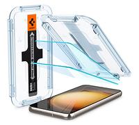 Spigen Verre trempé Glas.tR EZ Fit Compatible Samsung Galaxy S23 9H résistant aux rayures 2 pièces