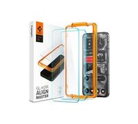 Spigen GLAS.tR AlignMaster - Protection d'écran pour téléphone portable - verre - clair (pack de 2) - pour Nothing Phone (2)
