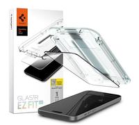 Spigen GLAS.tR EZ FIT Full Cover HD Conçu pour iPhone 15 Plus Protecteur d'écran en verre trempé de qualité supérieure