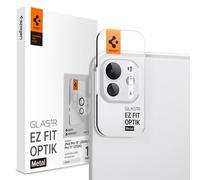 Spigen Glas.tR EZ Fit Optik Metal Compatible avec iPad Pro 11" (2024), iPad Pro 13" (2024), Argent, 1 Pièce, Protection Objectif, Couverture complète, Résistant aux Rayures, Dureté 9H