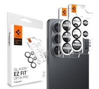 Spigen Glas.tR EZ Fit Optik Pro Protection Camera pour Galaxy S26 Ultra, Noir, 2 Pièces, Protection Individuelle, Kit d'installation Inclus