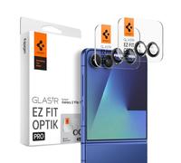 Spigen Glas.tR EZ Fit Optik Pro Protection Caméra pour Samsung Galaxy Z Flip7, 2 Pièces, Kit d'installation inclus, Dureté 9H, Résistant aux Rayures
