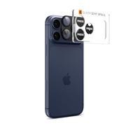 Spigen Glas.tR EZ Fit Optik Pro XL, Protection Camera pour iPhone 17 Pro Max, 1 Pièces, Noir, Protection intégrale, Kit d'installation inclus