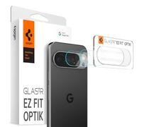 Spigen Glas.tR EZ Fit Optik Protection Caméra pour Google Pixel 10 Pro XL, 2 Pièces, Installation Facile, Résistant aux Rayures, Clair, Dureté 9H