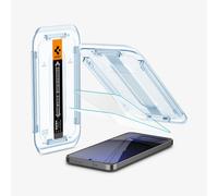 Spigen Glas.tR EZ Fit Verre Trempé pour Samsung Galaxy A56 5G, Galaxy S24 FE, 2 Pièces, Kit d'installation inclus, Dureté 9H, Résistant aux Rayures