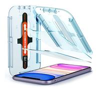 Spigen Glas.tR EZ Fit Verre Trempé compatible avec iPhone 11, iPhone XR, 2 Pièces, Résistant aux Rayures, 9H Protection écran