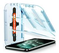 Spigen Glas.tR EZ Fit Verre Trempé compatible avec iPhone 11 Pro max, iPhone XS Max, 2 Pièces, Résistant aux Rayures, 9H Protection écran