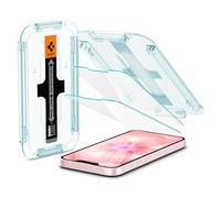 Spigen Glas.tR EZ Fit Verre Trempé compatible avec iPhone 16e, iPhone 14, iPhone 13, iPhone 13 Pro, 2 Pièces, Résistant aux Rayures, 9H Protection écran