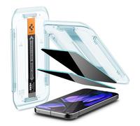 Spigen Glas.tR EZ Fit Verre Trempé pour Google Pixel 9, Pixel 9 Pro, 2 Pièces, Anti-Espion, Installation Facile, Dureté 9H, Résistant aux Rayures, Protection écran