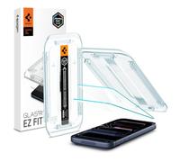 Spigen Glas.tR EZ Fit Verre Trempé pour iPhone 17, iPhone 17 Pro, iPhone 16 Pro, 2 Pièces, Installation Facile, Dureté 9H, Résistant aux Rayures, Protection écran