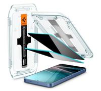 Spigen Glas.tR EZ Fit Verre Trempé pour Samsung Galaxy S25, Galaxy S24, 2 Pièces, Anti-Espion, Installation Facile, Dureté 9H, Résistant aux Rayures, Protection écran