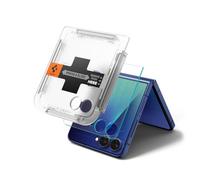 Spigen Glas.tR EZ Fit Verre Trempé pour Samsung Galaxy Z Flip7, 2 Pièces, Kit d'installation inclus, Dureté 9H, Résistant aux Rayures