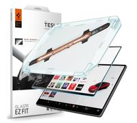 Spigen Glas.tR EZ Fit Verre Trempé pour Tesla Model 3 (2024/2025) / Model Y (2025), 15.4 Pouces, Mat, Kit d'installation fourni, Anti-trace de doigt, 9H Protection écran