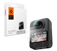 Spigen Glas.tR Slim Compatible avec DJI Osmo 360, 2 Pièces (verre trempé pour écran), Résistant aux Rayures, Protection écran