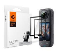 Spigen Glas.tR Slim Verre trempé compatible avec Insta360 X4, 2 Pièces, Couverture intégrale, Résistant aux Rayures, Clarté Cristalline