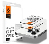 Spigen Glass EZ Fit Optik Pro 2 Pack, argent - iPhone 14 Pro/iPhone 14 Pro Max