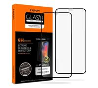 Spigen Glass FC 2 Pack, noir - iPhone 11 Pro/XS/X
