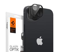 Spigen Glass Optik 2 Pack, noir - iPhone 14/iPhone 14 Plus