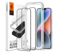 Spigen Glass tR AlignMaster HD 1 Pack, FC noir - iPhone 14/13 Pro/13