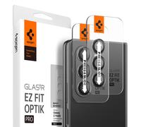 Spigen Glas.tR EZ Fit Optik Pro Protection Caméra pour Samsung Galaxy Z Fold 5, 2 Pièces, Kit d'installation inclus, Dureté 9H, Résistant aux Rayures