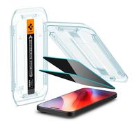 Spigen Glass tR EZ Fit (Privacy) 2 Pack, transparent - iPhone 16 Pro