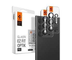 Spigen GLAStR Protection d'écran camera en verre trempé Samsung Galaxy S24 Ultra Noir