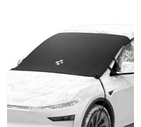 Spigen Housse de Pare-Brise Magnétique pour Voiture - Protection Neige, Glace et Poussière, Protection UV Soleil, Étanche Toutes Saisons, Compatible avec la Plupart Voitures & Tesla Model Y Juniper