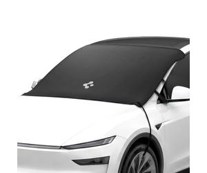 Spigen Housse Magnétique pour Pare-Brise Voiture, Pliable et Imperméable | Protection Intégrale, UV Soleil, Feuilles, Pollen, Sève, Pare-Soleil d'Été Compatible avec Tesla et Plupart des Véhicules