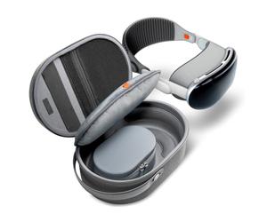 Spigen Klasden Pouch Étui Compatible avec Apple Vision Pro M5/M2 (2025/2024) Pochette - Gris Charbon