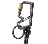 Spigen Life EDC Mousqueton Porte-clés, Décapsuleur, Porte Verrouillage avec Sangle et Joint Torique 1 Pack (pas pour Escalade)