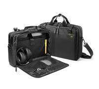 Spigen Life Klasden Sacoche Ordinateur pour documents et ordinateur portable de 16" Sacoche hommes à bandoulière pour voyages d'affaires et bureau - Noir