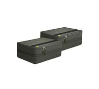 Spigen Life Rangement Valise Cubes d'emballage Imperméable Organisateur de Voyage, Lot de 2 (L1+L1) - Vert foncé