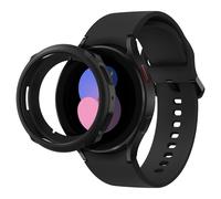 Spigen Liquid Air - Pare-chocs pour montre intelligente - polyuréthanne thermoplastique (TPU) - noir mat - pour Samsung Galaxy Watch4 (40 mm), Watch5 (40 mm)
