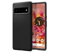 Spigen Liquid Air Coque Compatible avec Google Pixel 6 Pro - Noir Mat