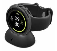 Spigen Liquid Air Coque Compatible avec Google Pixel Watch 4 45mm (2025) avec Socle de Chargement - Noir Mat