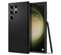 Spigen Liquid Air Coque Compatible avec Samsung Galaxy S23 Ultra 5G - Noir Mat