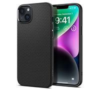 Spigen Liquid Air Coque de Protection Compatible avec iPhone 14 Plus, Noir Mat