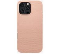 Spigen Liquid Air - Coque de protection pour téléphone portable - polyuréthanne thermoplastique (TPU) - titan rose - pour Apple iPhone 16 Pro Max G