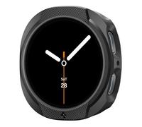 Spigen Liquid Air Coque pour Galaxy Watch Série 9/8 | Coque légère et flexible en TPU avec design fin, 44mm - Noir mat