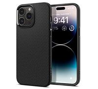 Spigen Liquid Air Coque pour iPhone 14 Pro Max - Noir Mat | Noir mat