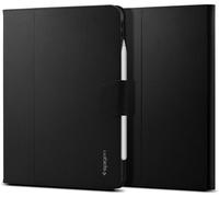 Spigen Liquid Air Folio Coque Compatible avec iPad Air 11 Pouces 7e Gén M3 (2025), 6e Gén M2 (2024) / iPad Air 10.9 Pouces 5e/4e Gén. (2022/2020) [Rangement de Stylo] - Noir