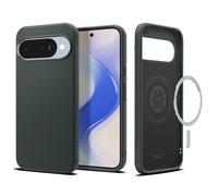 Spigen Liquid Air MagFit Coque pour Google Pixel 10 et Pixel 10 Pro Compatible avec Pixelsnap et MagSafe [Souple] - Vert