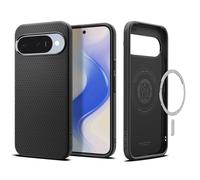 Spigen Liquid Air MagFit Coque pour Google Pixel 10 et Pixel 10 Pro Compatible avec Pixelsnap et MagSafe [Souple] - Noir Mat
